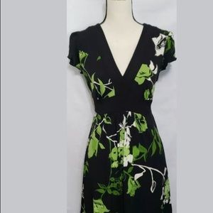 Speechless Black and Green Dress